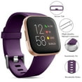 thumbnail image 4 of Comvin Compatible with Fitbit Versa 2/Versa/Versa Lite/Versa SE Bands for Women Men, Soft Silicone Breathable Hole Sport Wristbands, 4 of 6