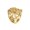 Gold, variant on Men's Stainless Steel Hollow Spiderweb Wide Statement Band Ring Gold Size 10