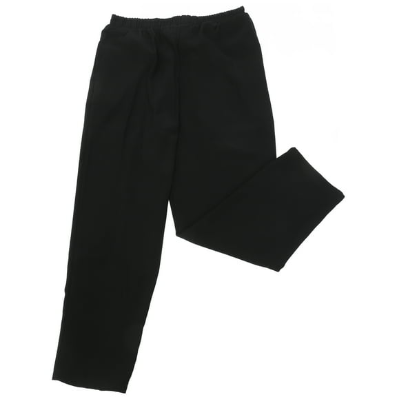 Pawsdot Chef Pants Black Breathable Wearproof Polyester for Canteen Uniform