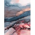 thumbnail image 1 of Qisvanset Abstract Ink Wash Gold Dust Canvas Wall Art Print 15.75x11.81 Inches, 1 of 8