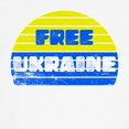 thumbnail image 3 of CafePress - Free Ukraine Men's Ringer T Shirt - 100% Cotton Ringed T-Shirt, 3 of 4