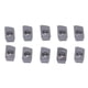 thumbnail image 2 of Insertos de carburo, 10 piezas Insertos de torneado de carburo Insertos de torno de carburo Insertos de torneado de carburo impulsados por el rendimiento, 2 of 9