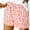 Multicolor, variant on qelini Shorts for Women Drawsting High Waist Bermudas Shorts Pockets Print Lounge Shorts Sleepwear