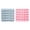 Blue & Pink, variant on OIUR 1/2Pcs Silicone Baby Shower Mold Baby Feet Mold Baby Bottle Pacifier Baby Onesie Baby Carriage Bear Molds BPA-Free Chocolate Candy Making Kit