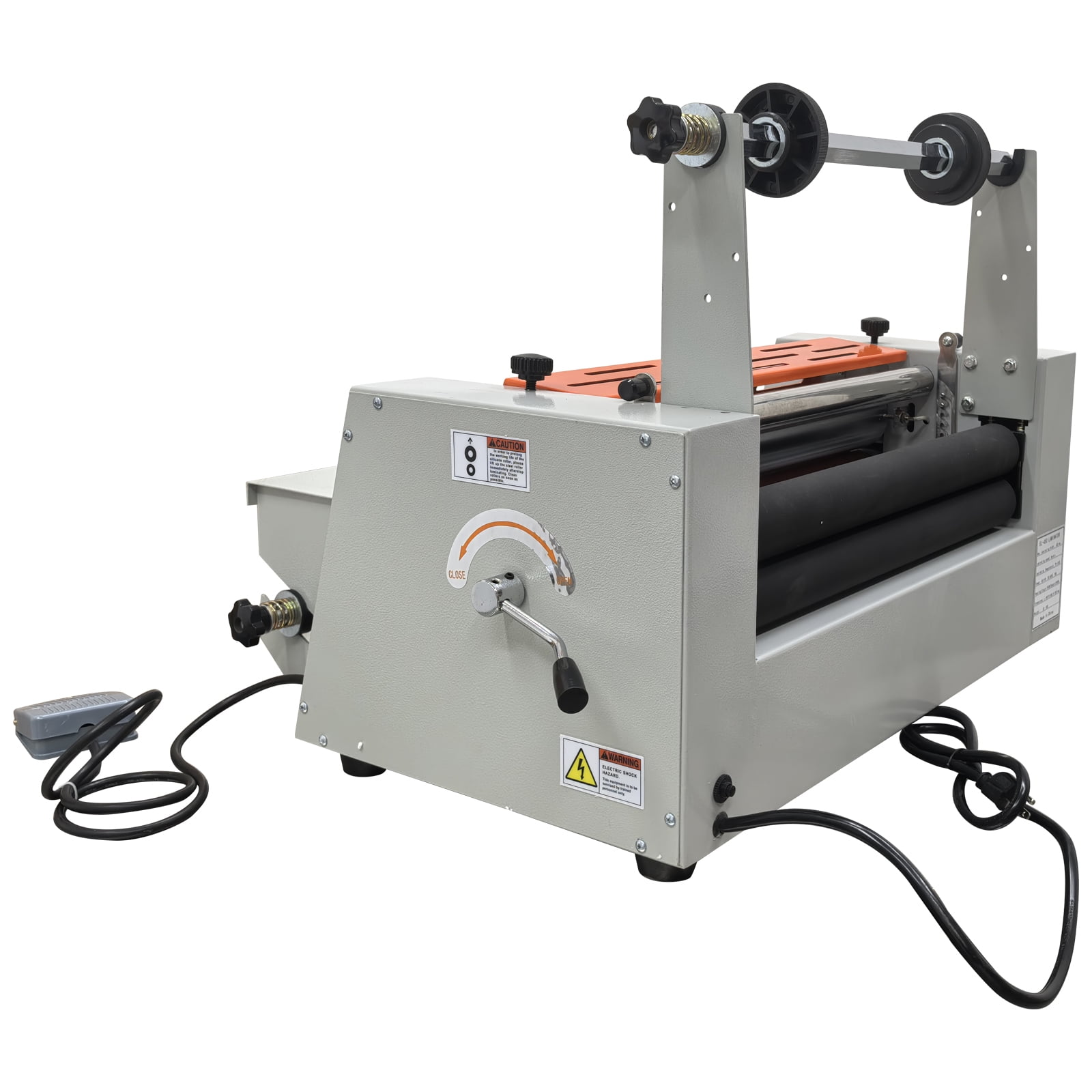 16'' Electric Steel Roller Thermal Laminator Single and Double Side Hot Roll Laminating Machine