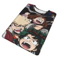 thumbnail image 3 of Mens My Hero Academia 3d Print T-Shirt Crewneck Short Sleeve Tee Shirt, 3 of 7