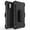 Black, variant on Samsung Galaxy Note 10 Plus Heavy Duty Armor Case Cover Black Hybrid Clip