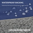 thumbnail image 2 of Manta de exterior Tirrinia impermeable con forro polar sherpa de 130 x 150 cm, 2 of 8