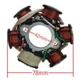 thumbnail image 3 of Chinese Stator Magneto - 6 Coil - 50cc 110cc 125cc ATV Quad Taotao Coolster Qiye, 3 of 8