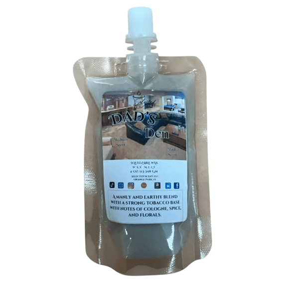 Dad’s Den Squeezable Wax Melt (4Ounces)
