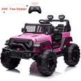 thumbnail image 5 of OUTOP Kids 24V Ride on Car with Electric Remote Control Dual Drive Power Ride on Toys 2 Seats SUV Truck Wheels Vehicle, 5 of 14