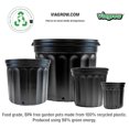 thumbnail image 6 of 3 Gal. Plastic Nursery Pots (11.36 Liters) 10-Pack 3 Gallon, Black 10 Pack, 6 of 7
