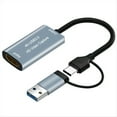 thumbnail image 2 of Tarjeta de Captura de Vídeo USB3.0 4K Compatible con Tarjeta Grabadora de Videojuegos USB Tipo C para Transmisión en de Juegos, 2 of 7