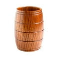 thumbnail image 6 of Handmade Wooden Coffee Cup, Wood Barrel Shaped Tea Cups, Premium Wooden Camping Cup, Drinking Wood Mug for Beer/Coffee/Milk, 1 Pcs, 4.13x3.14", 6 of 6