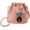 Pink, variant on Women's PU Leather Flower Drawstring Bucket Bag Crossbody Bag Shoulder Bag Purse