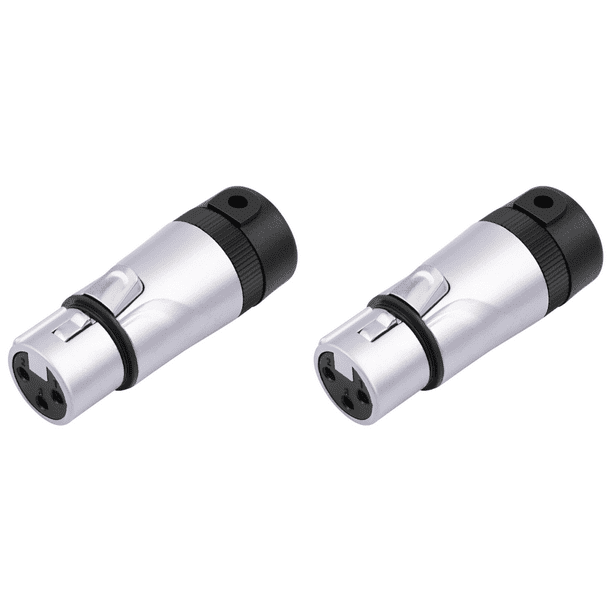 Adaptador Soldadura Micrófono XLR Compacto Conector 3 Pines