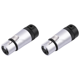 thumbnail image 1 of Adaptador Soldadura Micrófono XLR Compacto Conector 3 Pines, 1 of 9
