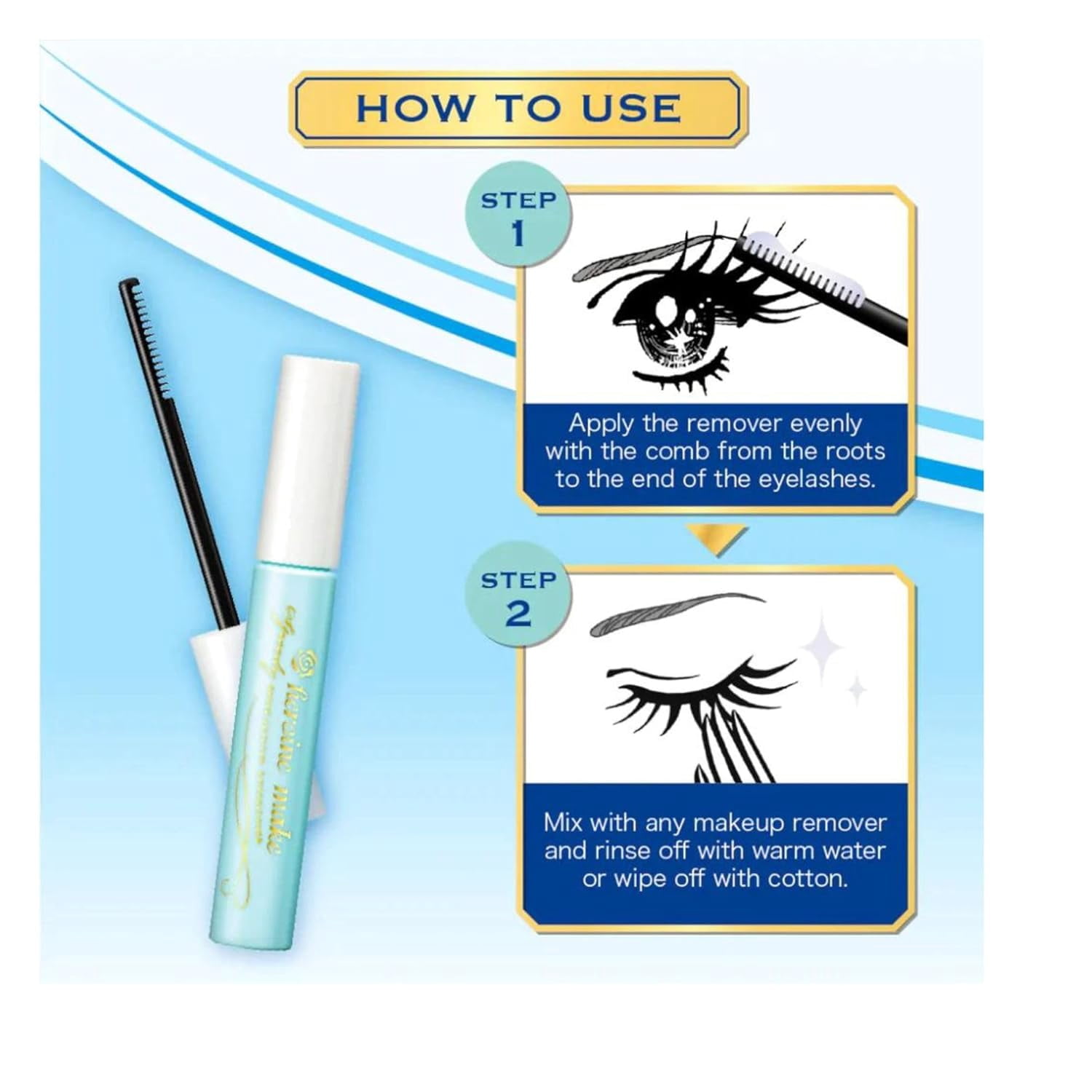 2 pack HEROINE MAKE Speedy Mascara Remover 0.22oz each