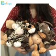 thumbnail image 1 of Babiqu 1pc 25cm Popular Forest Animals Stuffed Doll Plush Jungle Series Animal Lion Monkey Zebra Giraffe Elephant TOYS Kids Gift zhangyuxiang LED, 1 of 2