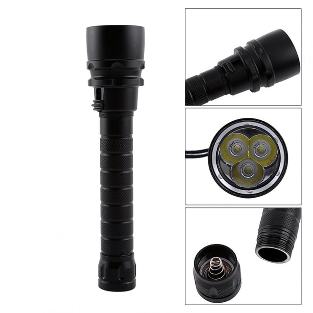 Linterna De Buceo De Linterna De Buceo LED De 2000lm Con Correa De Mano