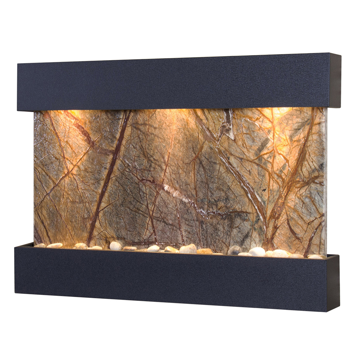 Adagio RCS1706 Reflection Creek Textured Black Brown-Marble Wall Fountain - image 2 of 2