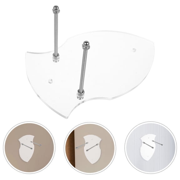 LOLIPPYY Acrylic Rack Wall Mount Display Holder 1 Piece Storage Stand for Collectible