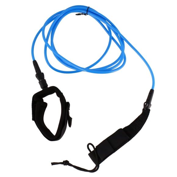 Greeniant Correa para tabla de surf de alta elasticidad, flexibilidad para un paseo estable, cuerda de paleta para surfear Deportes acuáticos Azul 7 pulgadas
