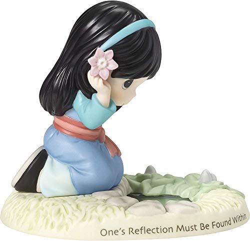 Precious Moments Disney Mulan One S Reflection Must Be Found Within Fig Walmart Com
