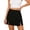 v#31Black119, variant on Rggeeun Women Skirts Solid Color Elastic High Waist With Side Slit Design Mini Soft Lightweight Fabric Slim Fit For Summer Daily Wear Lovely Skirt,Black,L