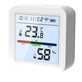thumbnail image 1 of Tuya Capteur de Température et d'Humidité WiFi Rétroéclairage Intelligent Hygromètre Thermomètre Support pour Alexa Home, 1 of 8