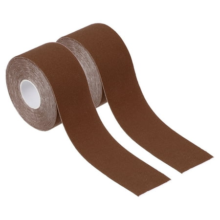 Uxcell Aerial Hoop Tape Athletic Tape Adhesive Non-Slip Grip Tape Yoga Rig Sports Tape for Wrapping Gymnastics Brown 16.4ft x 1.5 Inch