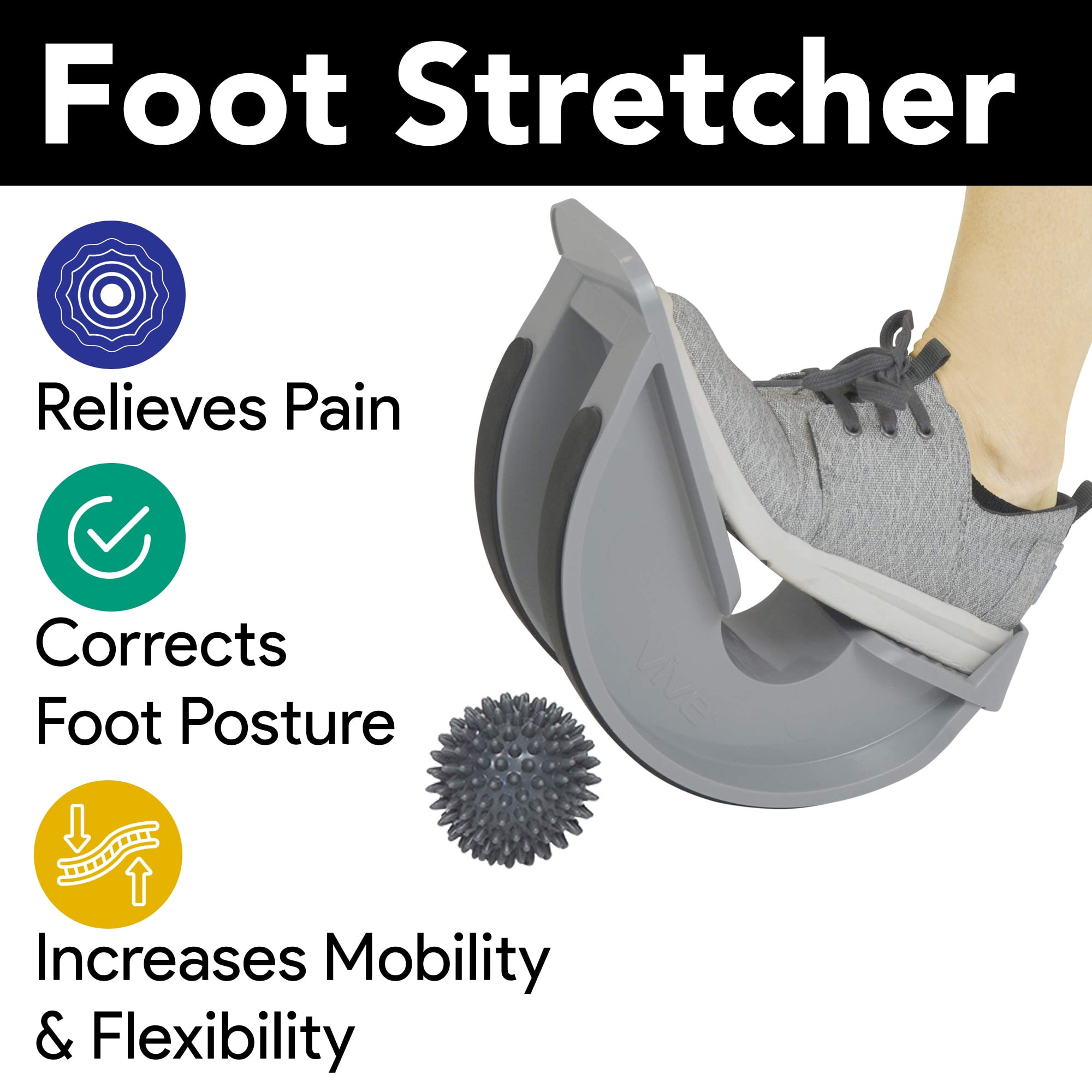 Zenmarkt® Foot Stretcher and Calf Stretcher for Physical Therapy - Ideal to  Use in Achilles Tendonitis Relief and as Foot Stretcher for Plantar