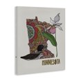 thumbnail image 2 of Stupell Industries Bohemian Minnesota State Loon Bird Intricate Blooming Flowers Canvas Art, 16 x 20, by Valentina Harper, 2 of 6