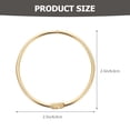 thumbnail image 2 of 24pcs Circular Curtain Hanging Rings Household Metal Circular Curtain Rings, 2 of 8
