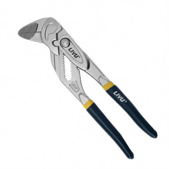 LIYU 7" Quick Adjust Water Pump Pliers, CR-V Steel Adjustable Pliers Wrench with 40mm Max Jaw Opening for Plumbing & Pipe Repair