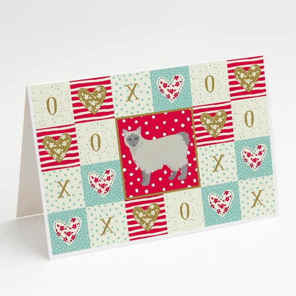 Owyhee Bob #1 Cat Love Greeting Cards and Envelopes Pack of 8