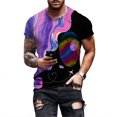 thumbnail image 1 of T-shirt d'Été Mode 2024 pour Hommes, Imprimé Graphique 3d, Respirant, Style Mode Urbaine, 1 of 5