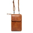 thumbnail image 2 of Small Crossbody Bags for Women, Removable Rfid Blocking Card Holder for Samsung Galaxy S24/S24+/S24 Plus/S24 Ultra 5.5/6.9/7.2 Inch, Mini Cell Phone Purse,  Brown, 2 of 8