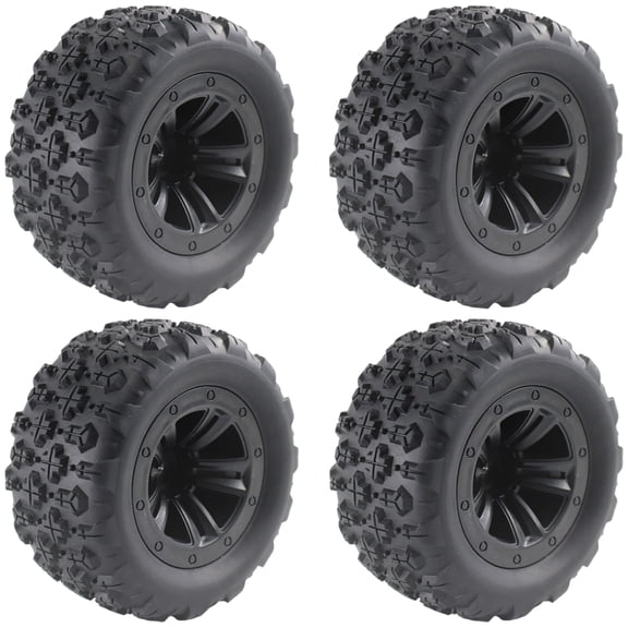 Heavy Duty Replacement Tires 12mm Inner Diameter for Off Road Crawlers Rubber Construction
