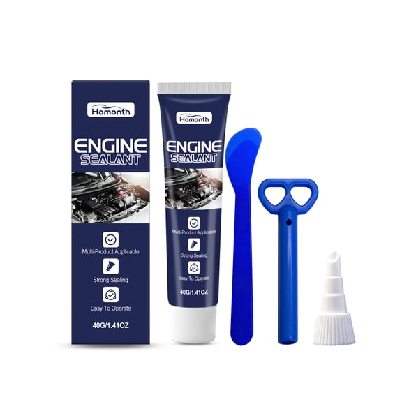 Automotive Engine High Temperature Sealant, Multi Purpose Permanent Leak Sealing Repair Kit for Car Care(RL)