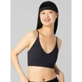 thumbnail image 5 of No Boundaries Women's Seamless Ribbed Triangle Bralette, Sizes XS-XXXL, 5 of 8