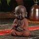 thumbnail image 1 of Estatuas de Buda pequeño monje Color arena cerámica hogar Club decoración geomántica arena púrpura figuritas té mascota Ormromra 2021934-4, 1 of 4