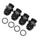 thumbnail image 2 of 4Pcs ORB Male Fitting Aluminum Alloy 1500PSI O Ring Male Flare Adapter for Oil Cooler Fuel Pump 8AN ORB to 10AN, 2 of 9