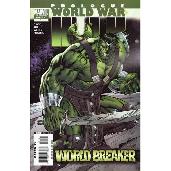 World War Hulk Prologue: World Breaker #1 (2nd) VF ; Marvel Comic Book