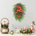 thumbnail image 1 of Dvkptbk Simulation Sunflower Inverted Tree Home Wreath Decorations Thanksgiving Home Decoration Door Hanging easter decorations, 1 of 6