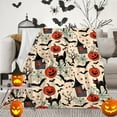 thumbnail image 1 of Titaking Cozy Halloween Blanket Soft & Stylish Throw Blanket - Fall Essential(Style B,100X150), 1 of 5