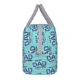 thumbnail image 6 of Japuie Best Dad Ever Print Insulated Lunch Bag,Lunch Box for Women Men,Large Capacity Lunch Tote Bag,Lunch Container for Office Work Picnic Beach or Travel, 6 of 7