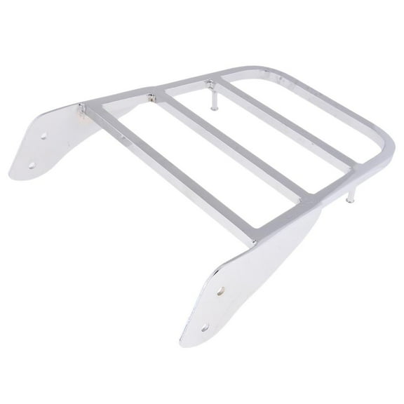 Chrome Rear Sissy Bar Luggage rack Carrier Holder Support for 650 400 1 XVS 1998-2011