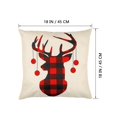 thumbnail image 4 of Fundas de almohada navideñas PENGJTMXG 18 x 18 pulgadas, 4 of 5