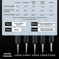 thumbnail image 2 of Guardoinrt Ensemble de 5 Pcs d'Outils de Pointillage Légers et Portatifs à Double Extrémité pour Artistes en Déplacement Outils de Sculpture en Argile Rouge rose, 2 of 6
